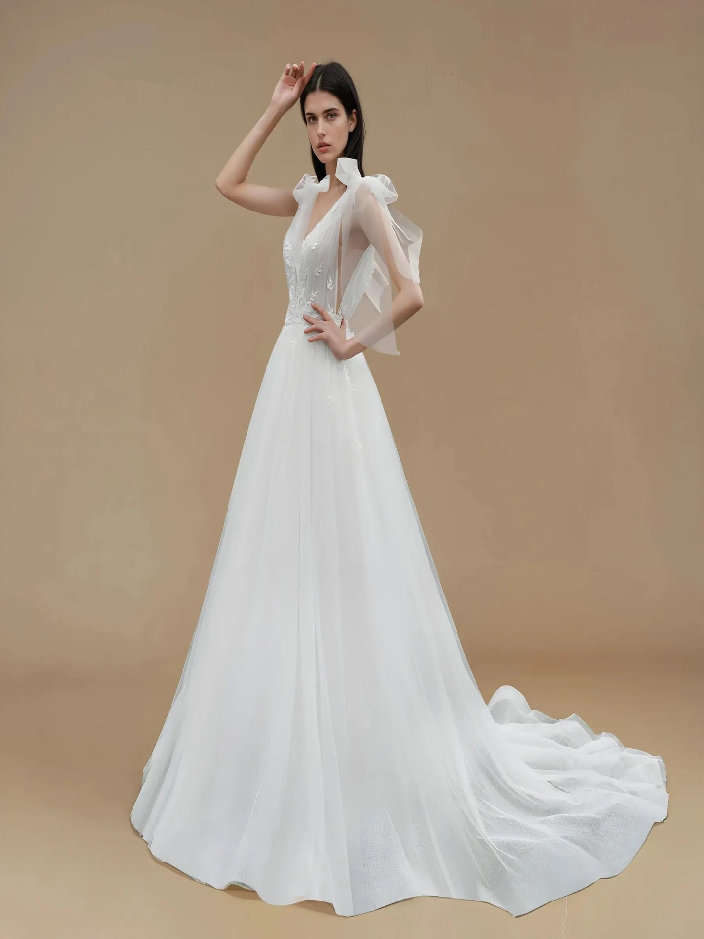 Liora Lace A-Line Gown
