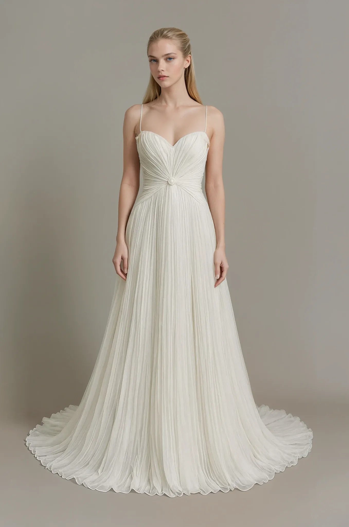 Whispering Lace A-Line Gown