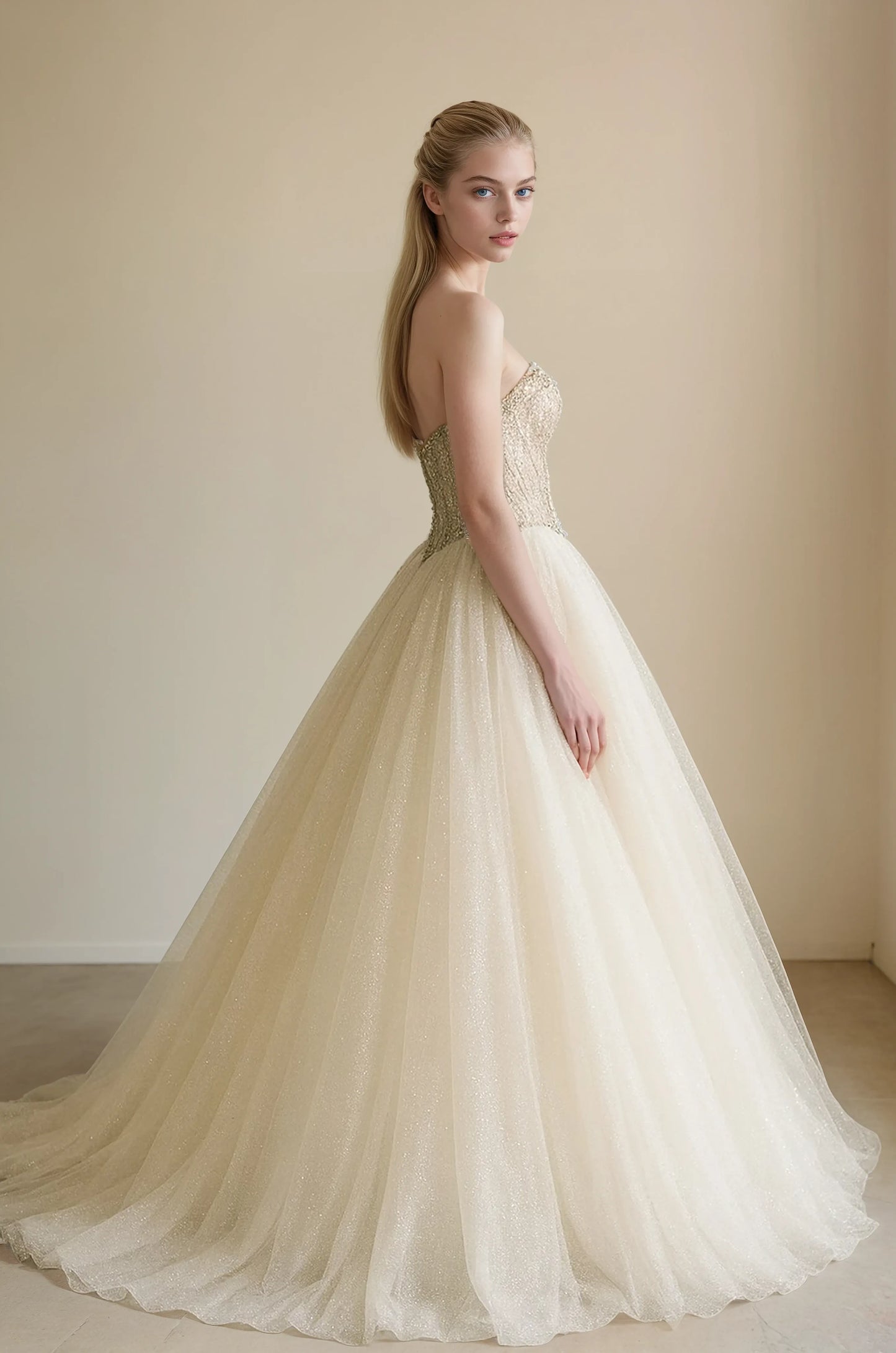 Gilded Radiance Gown