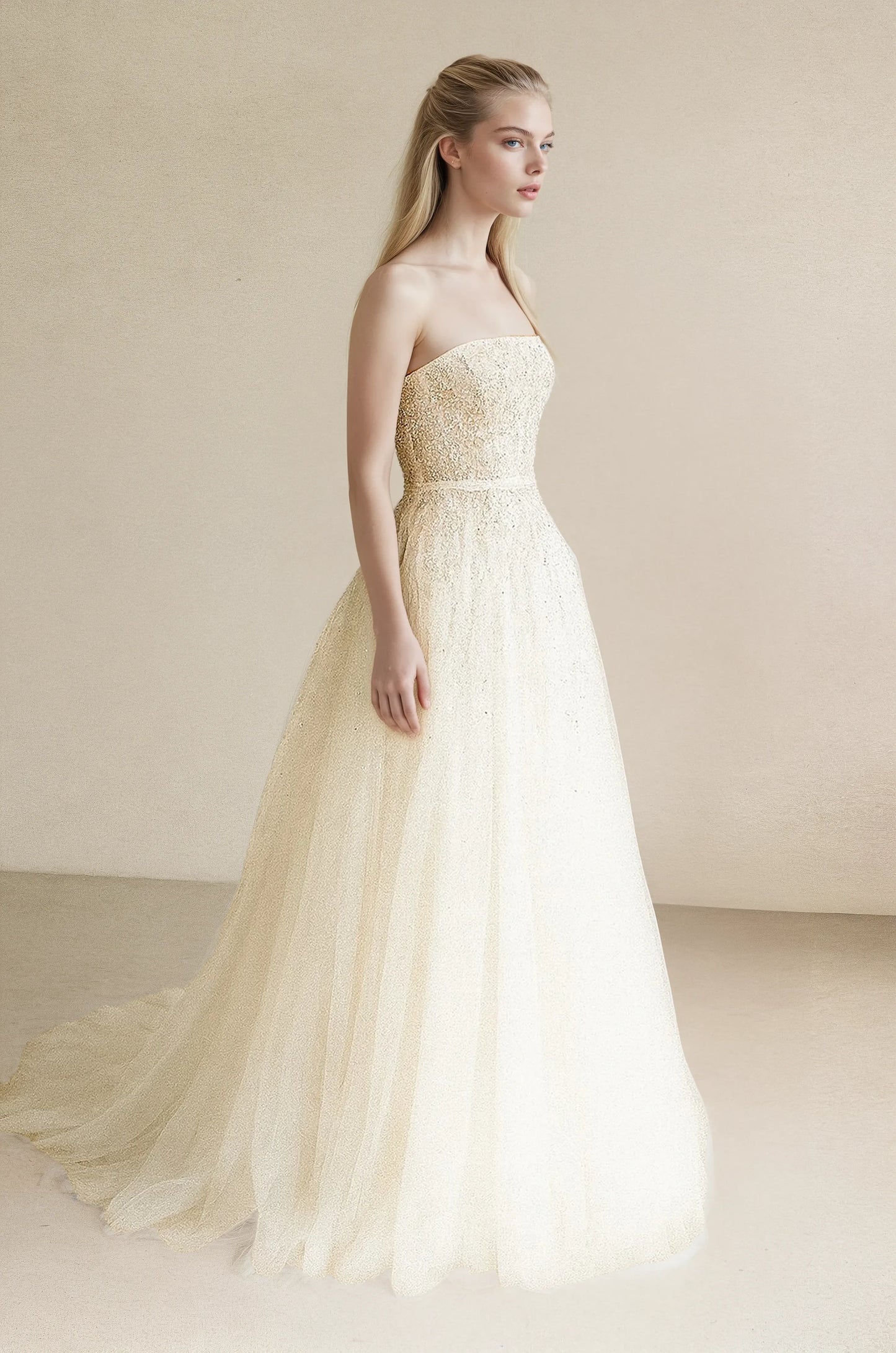 Starlit Whisper Gown