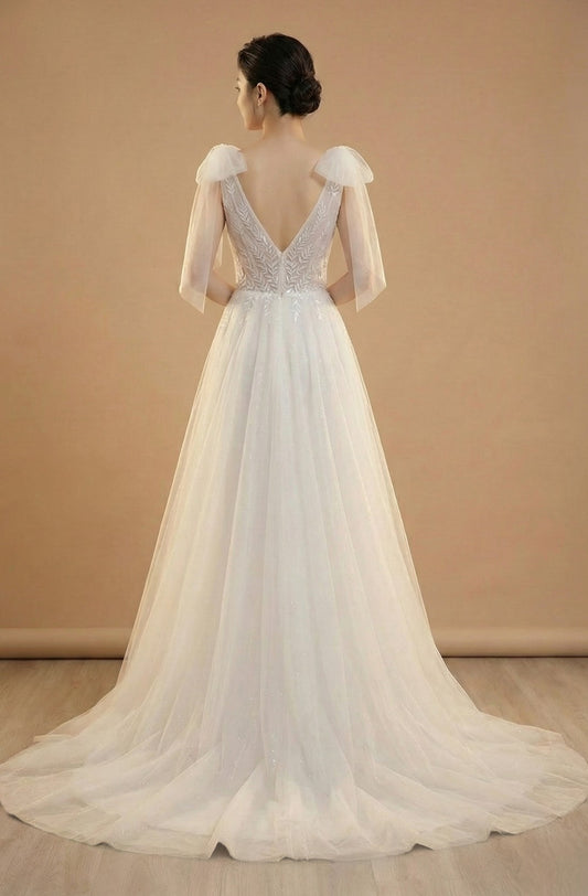 Liora Lace A-Line Gown