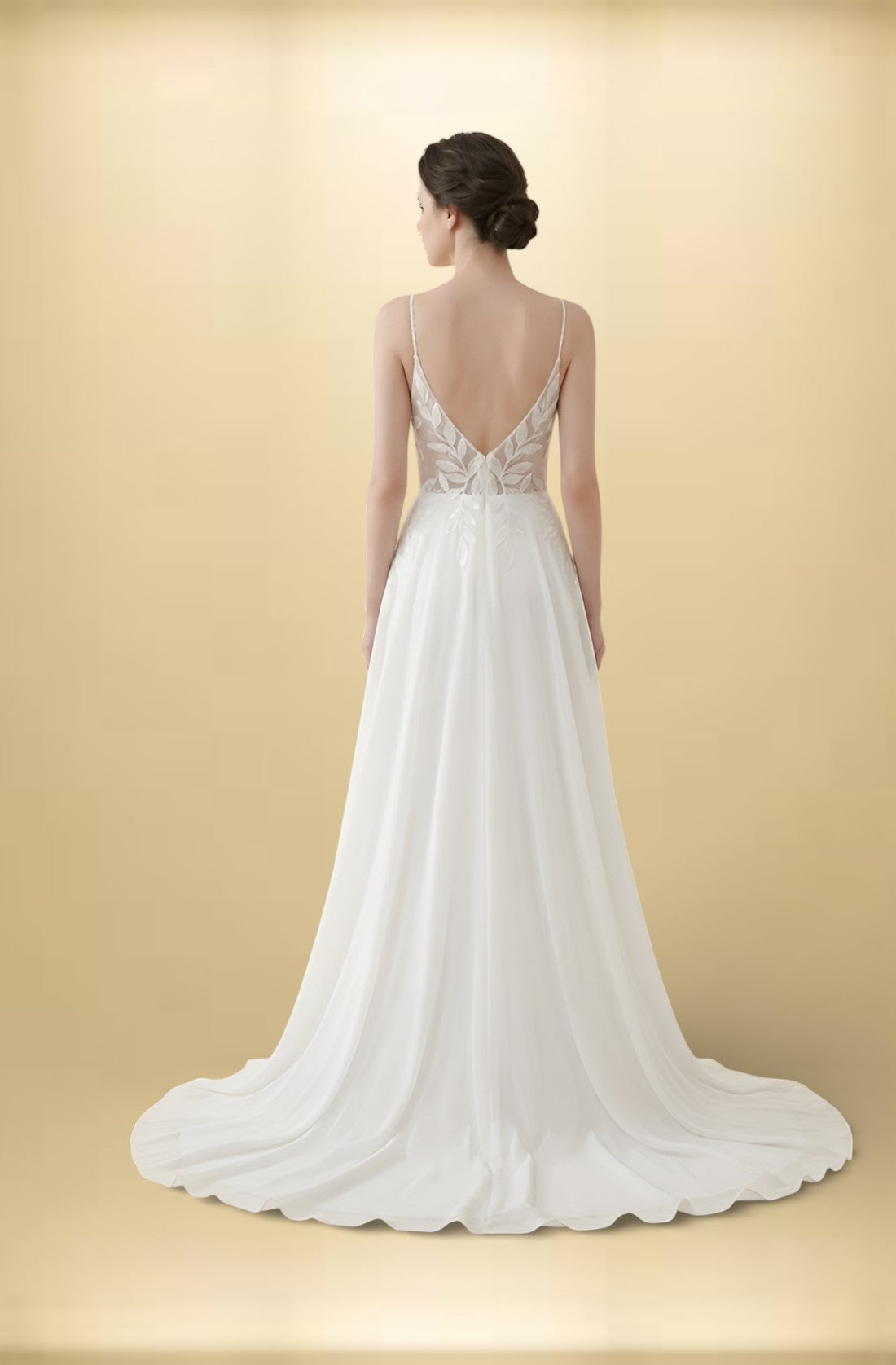 Graceful Lace A-Line Gown
