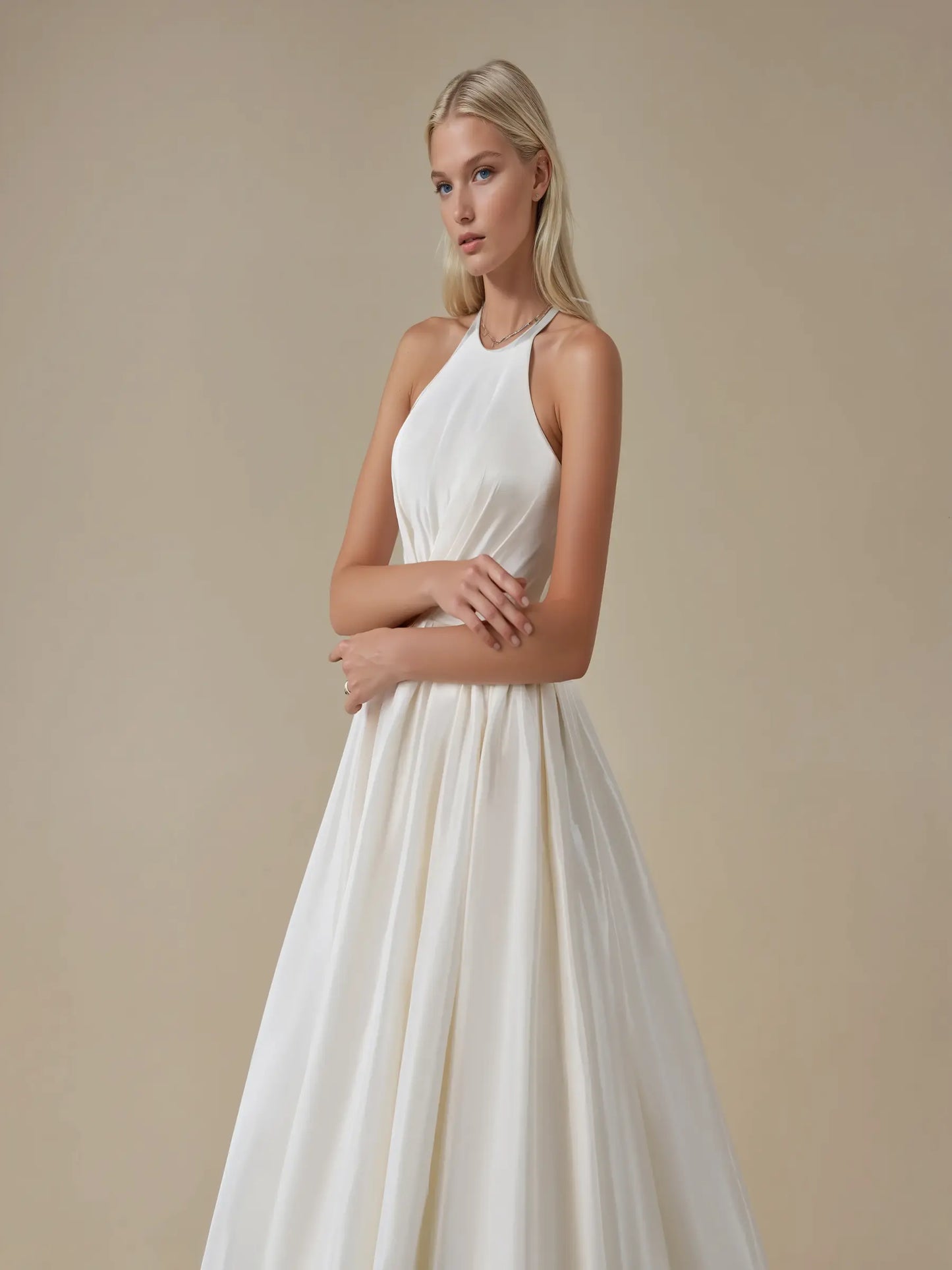 Lunessa Halter Lace Gown