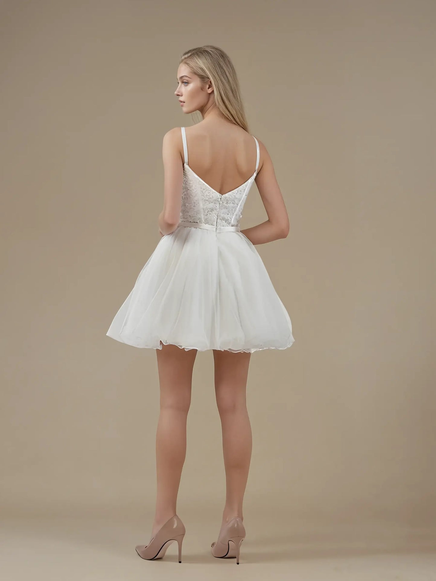 Satin Floral Sheath Gown