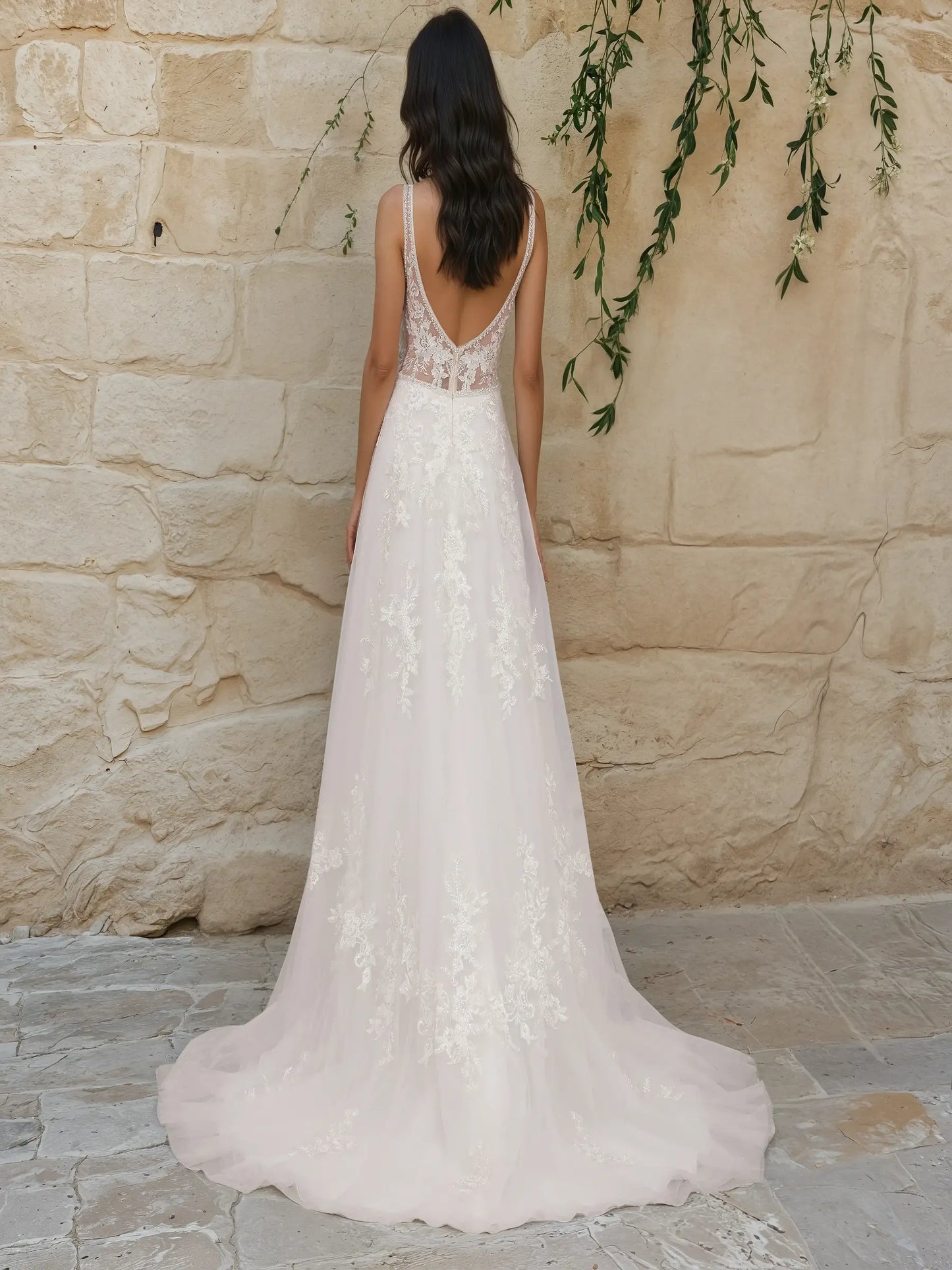 Aurelia Vintage Lace Gown