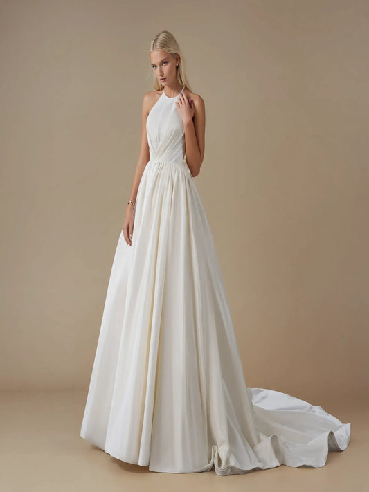 Lunessa Halter Lace Gown