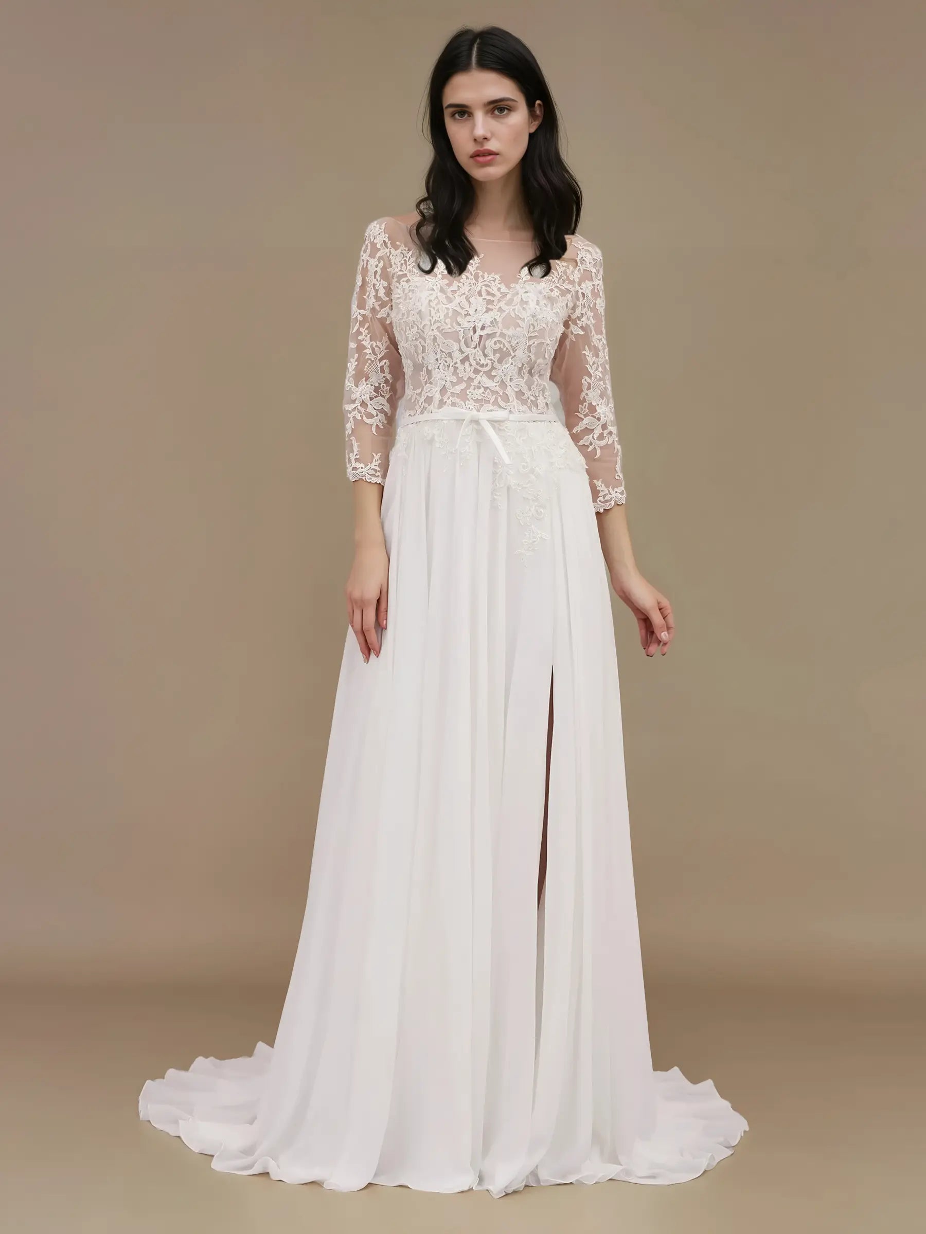 Sweetheart A-Line Tulle Wedding Dress with Chapel Train