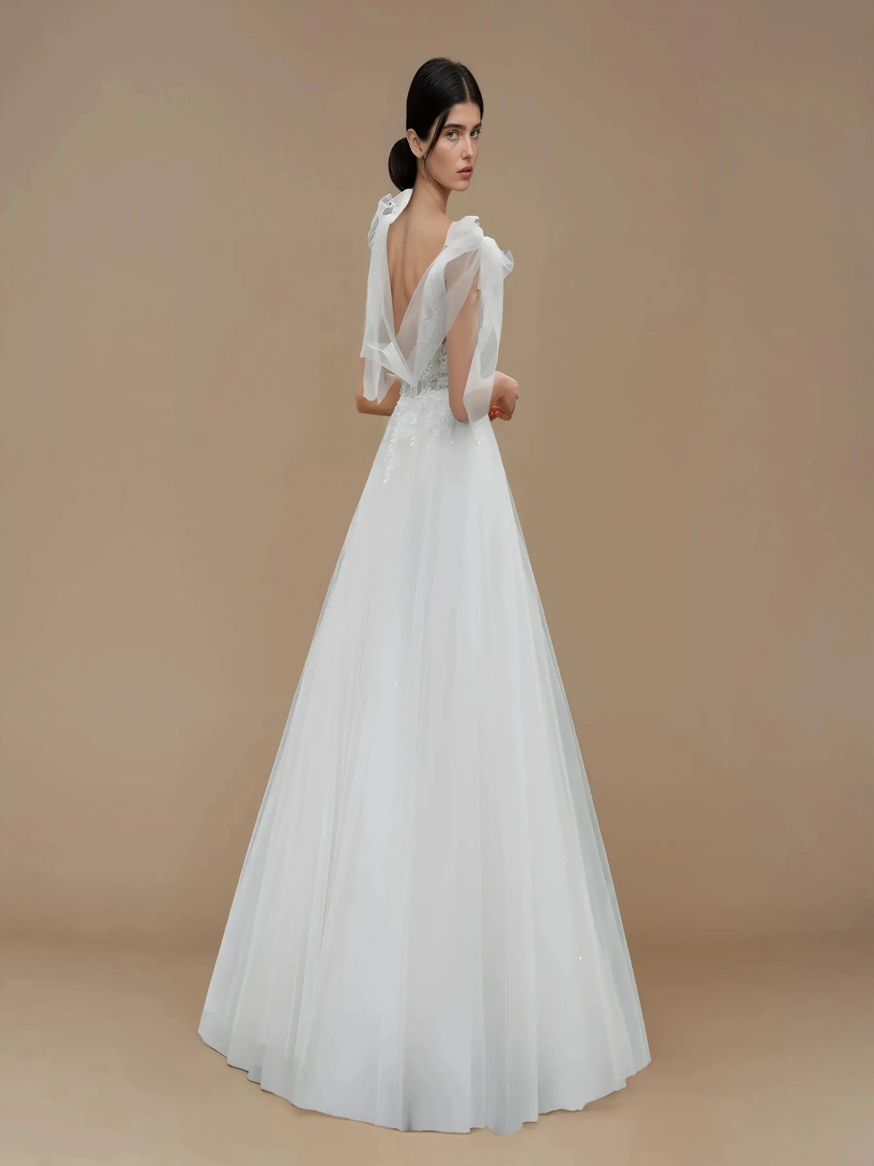 Liora Lace A-Line Gown