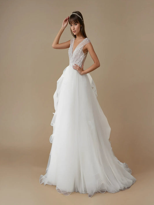 Elaria Lace Ball Gown