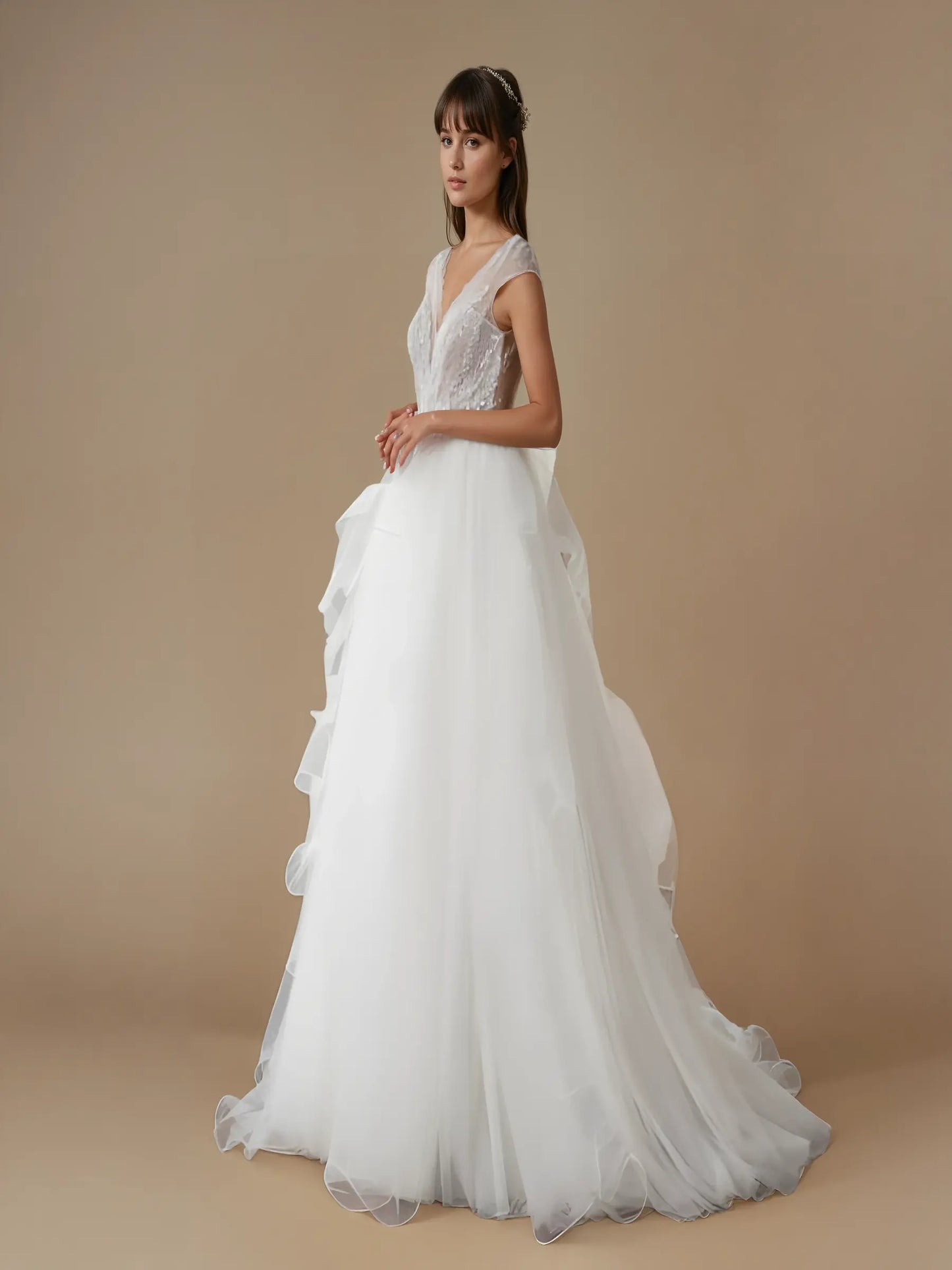 Elaria Lace Ball Gown