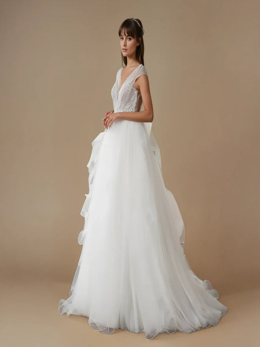 Elaria Lace Ball Gown