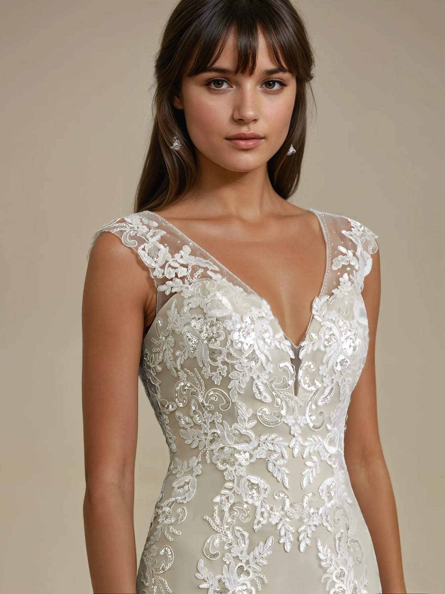 Elanora Sweetheart Lace Gown