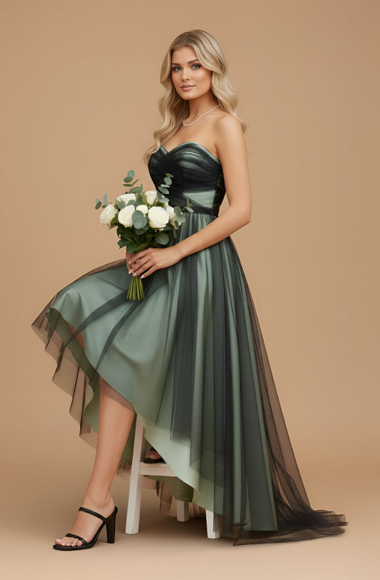 Off-Shoulder Dress in Soft Chiffon