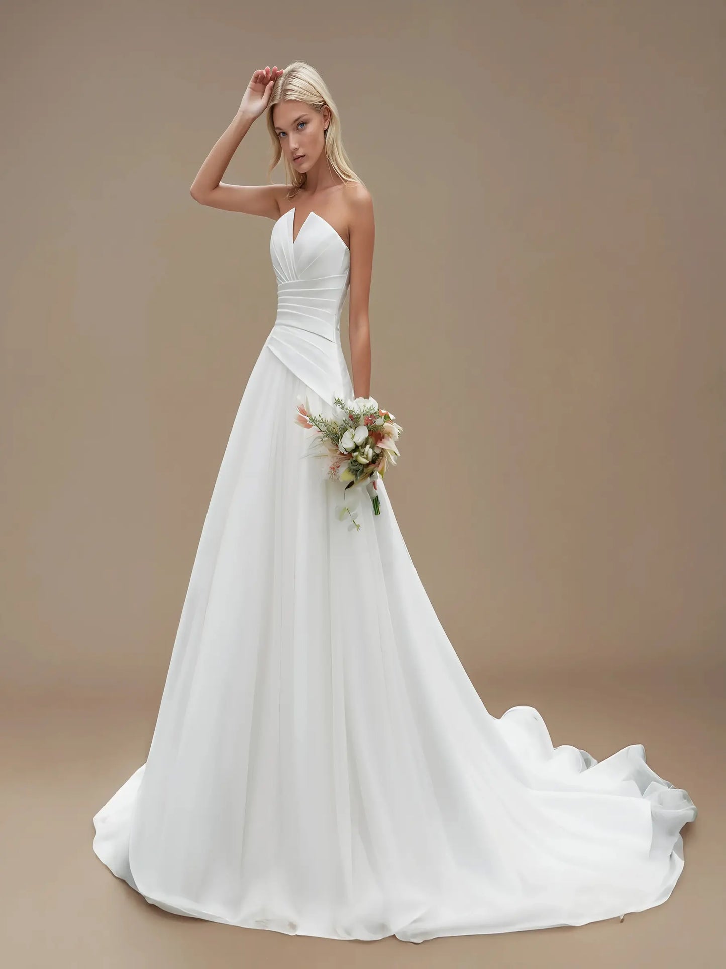 Amelina Off-Shoulder Lace Gown