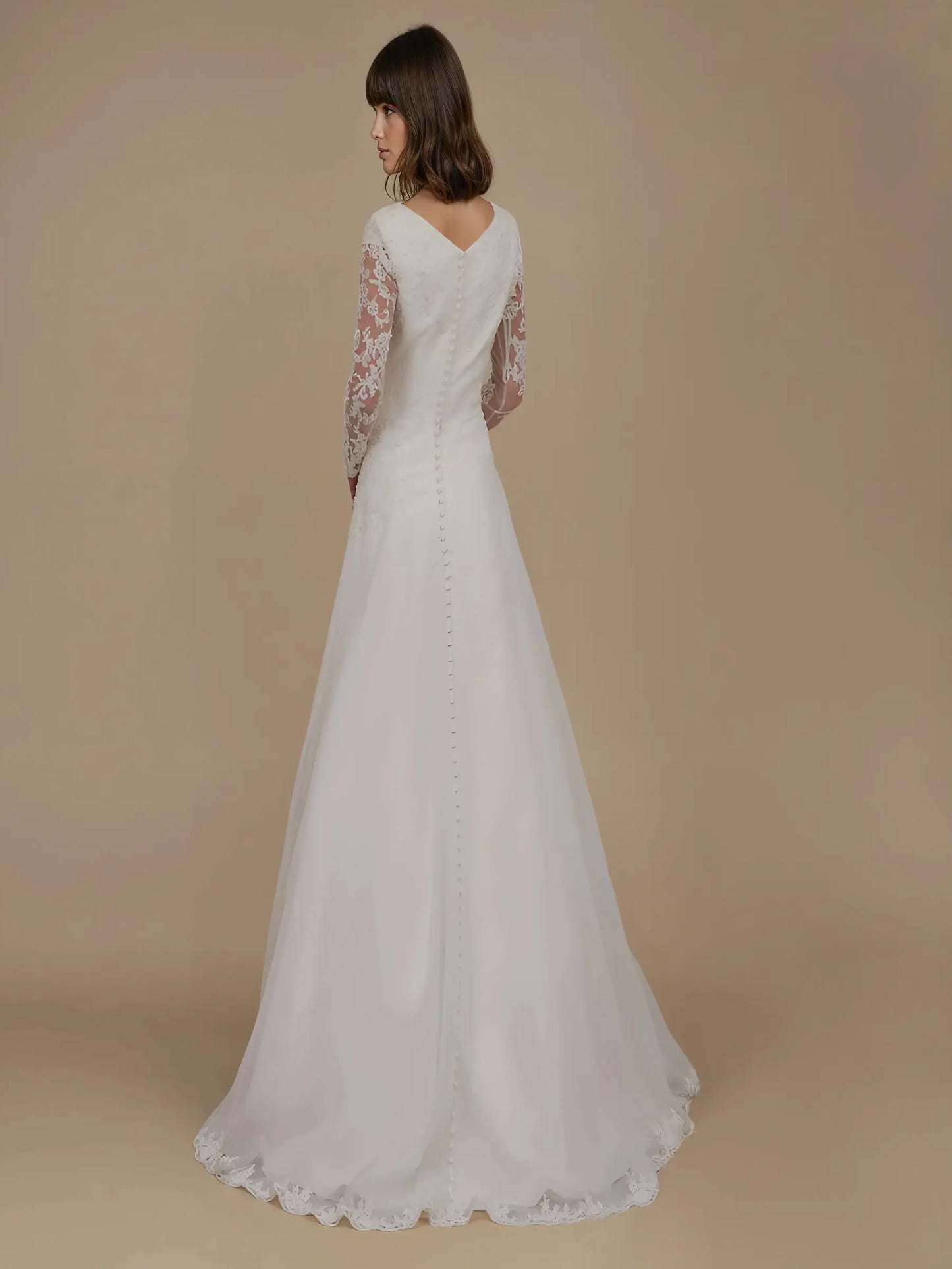 Maelis Woolen Ball Gown