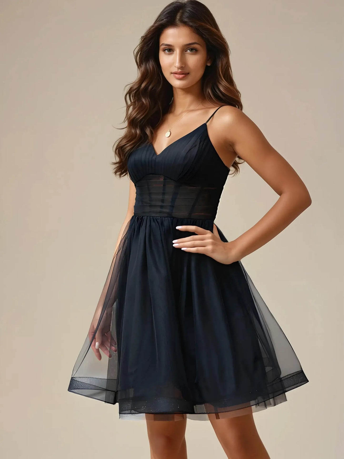 Off-Shoulder Embroidered Chiffon Evening Dress