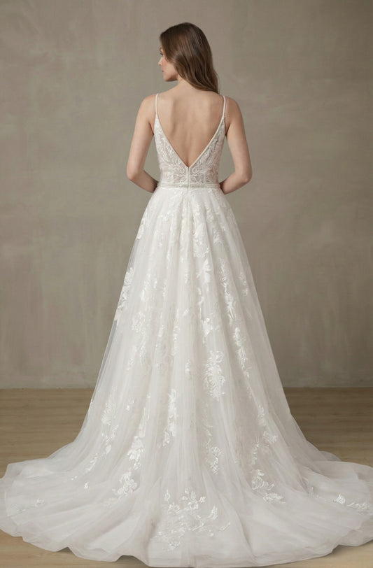 Florienne Tiered Tulle Gown