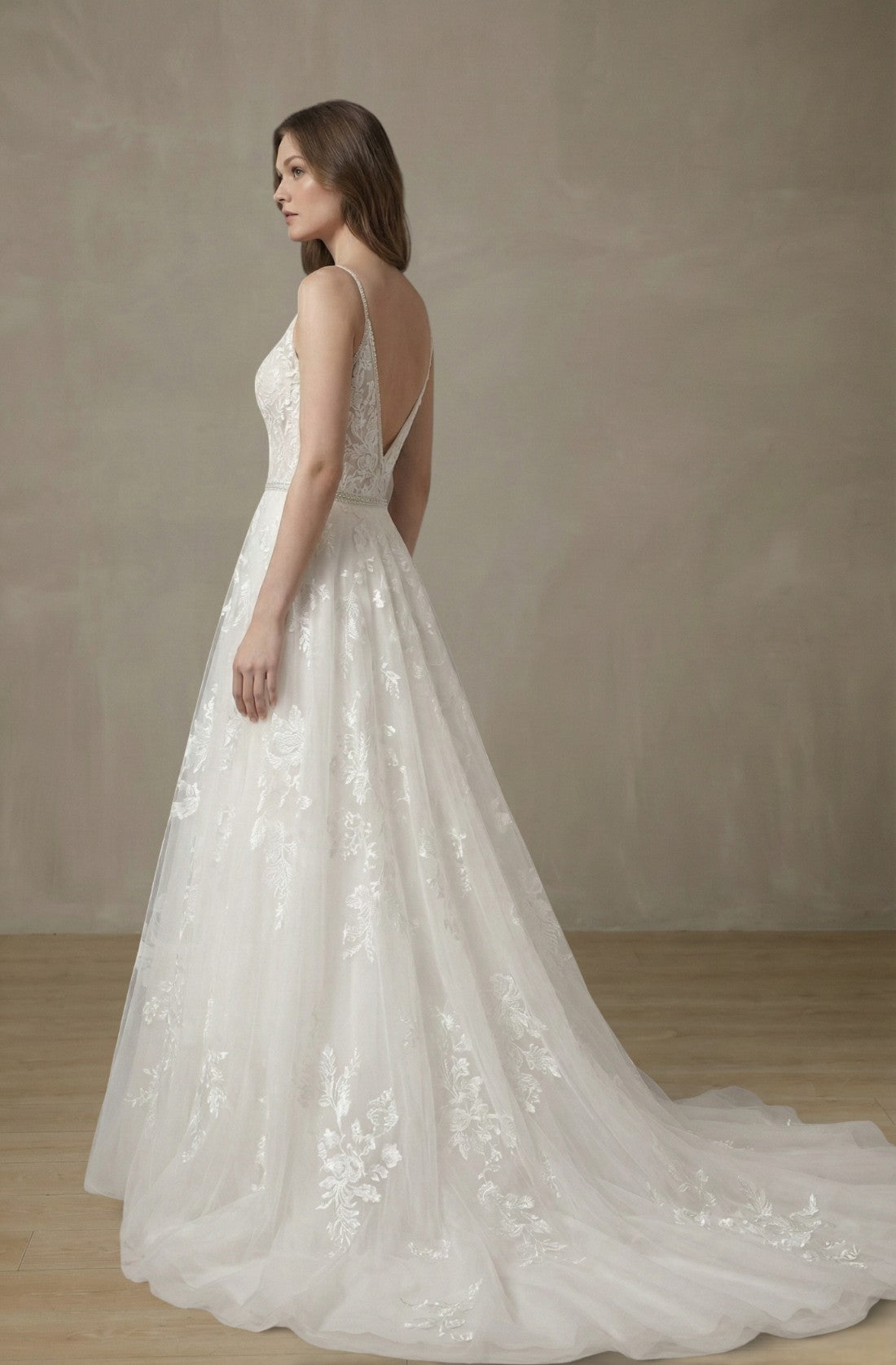 Florienne Tiered Tulle Gown