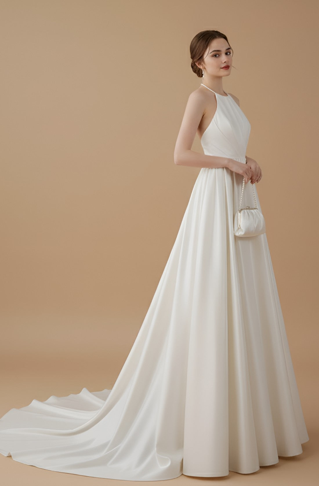 Lunessa Halter Lace Gown