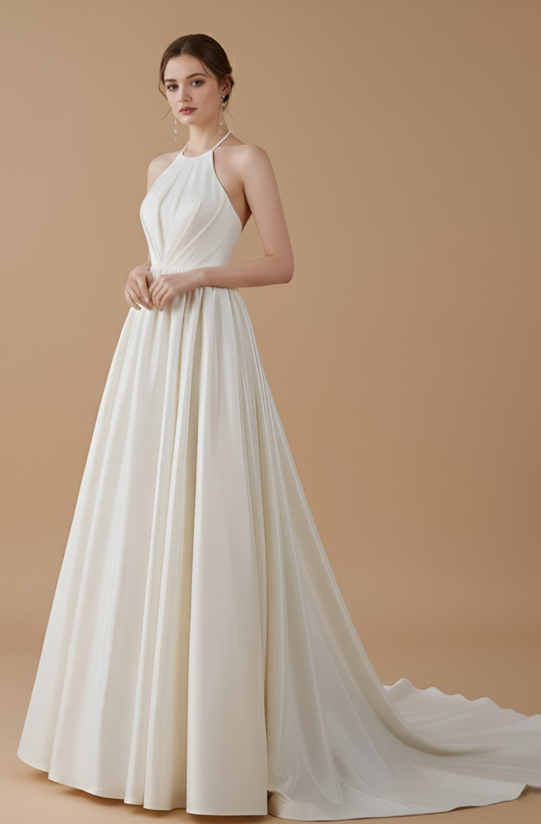 Lunessa Halter Lace Gown