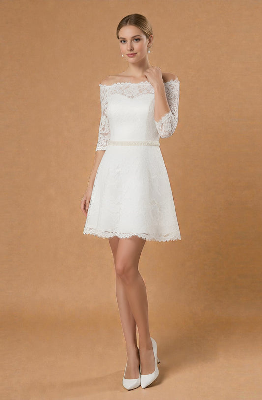 Miravelle Sweetheart Lace Gown