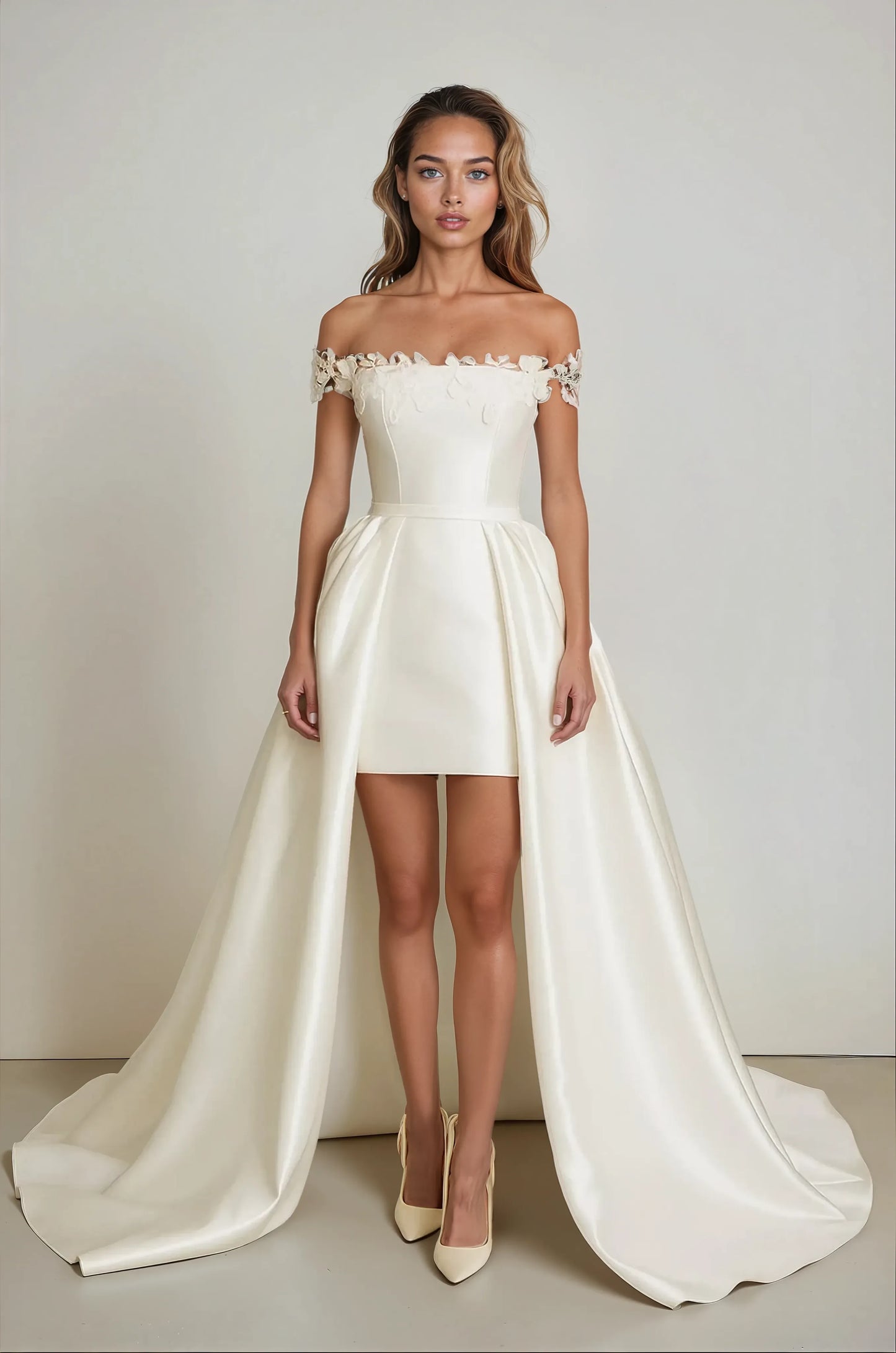 Aurora Blossom High-Low Gown