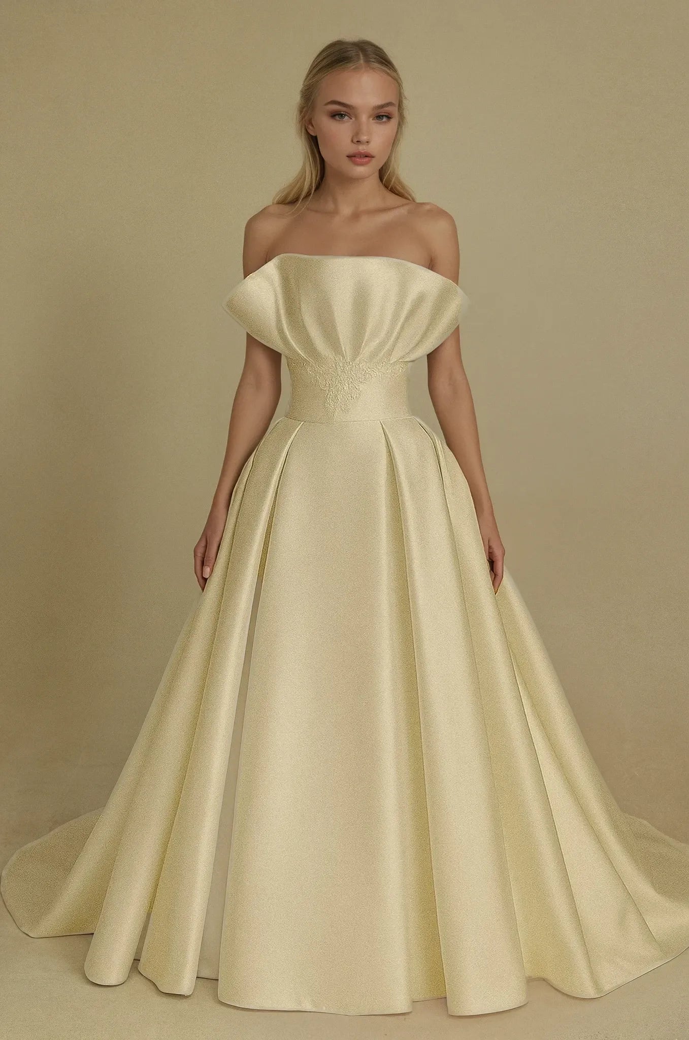 Golden Fleur Gown