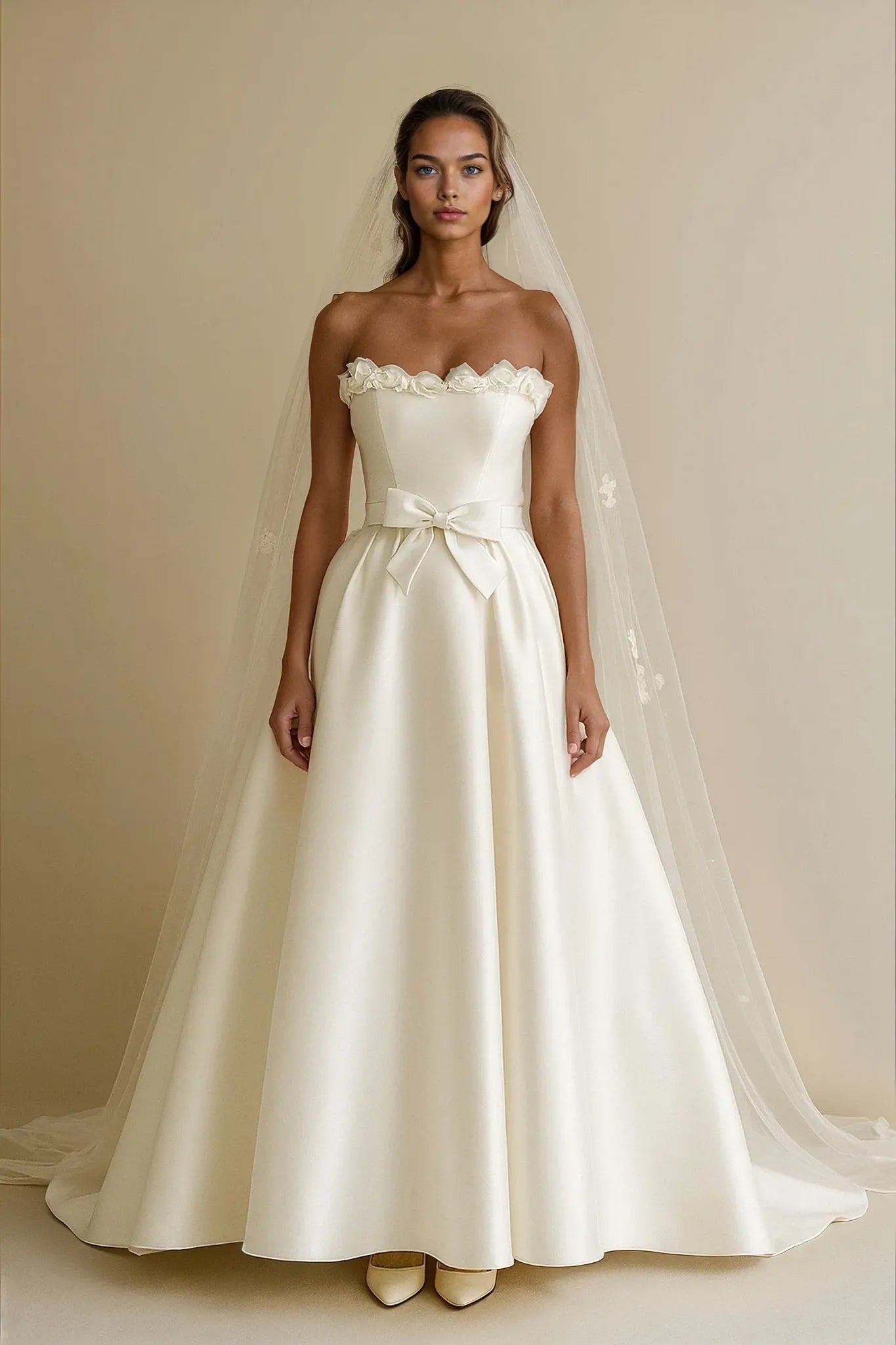 Bowed Serenity Gown