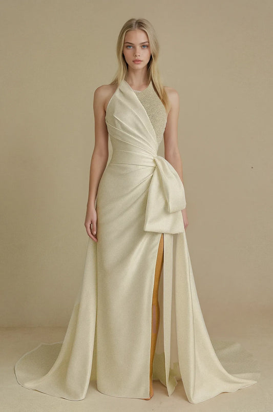 Golden Drape Elegance