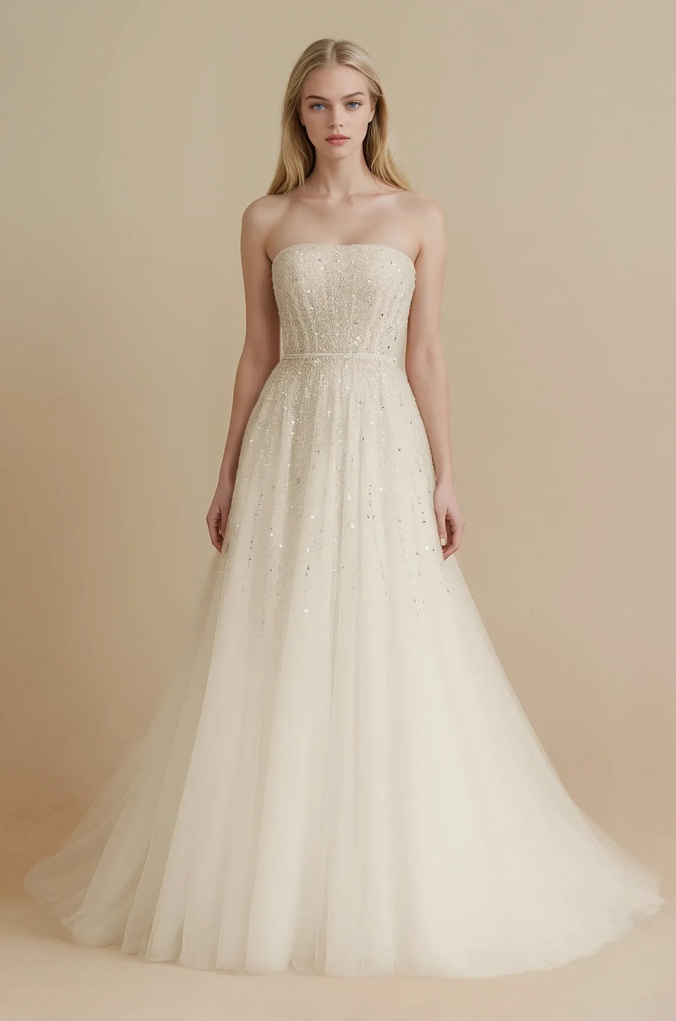 Starlit Whisper Gown