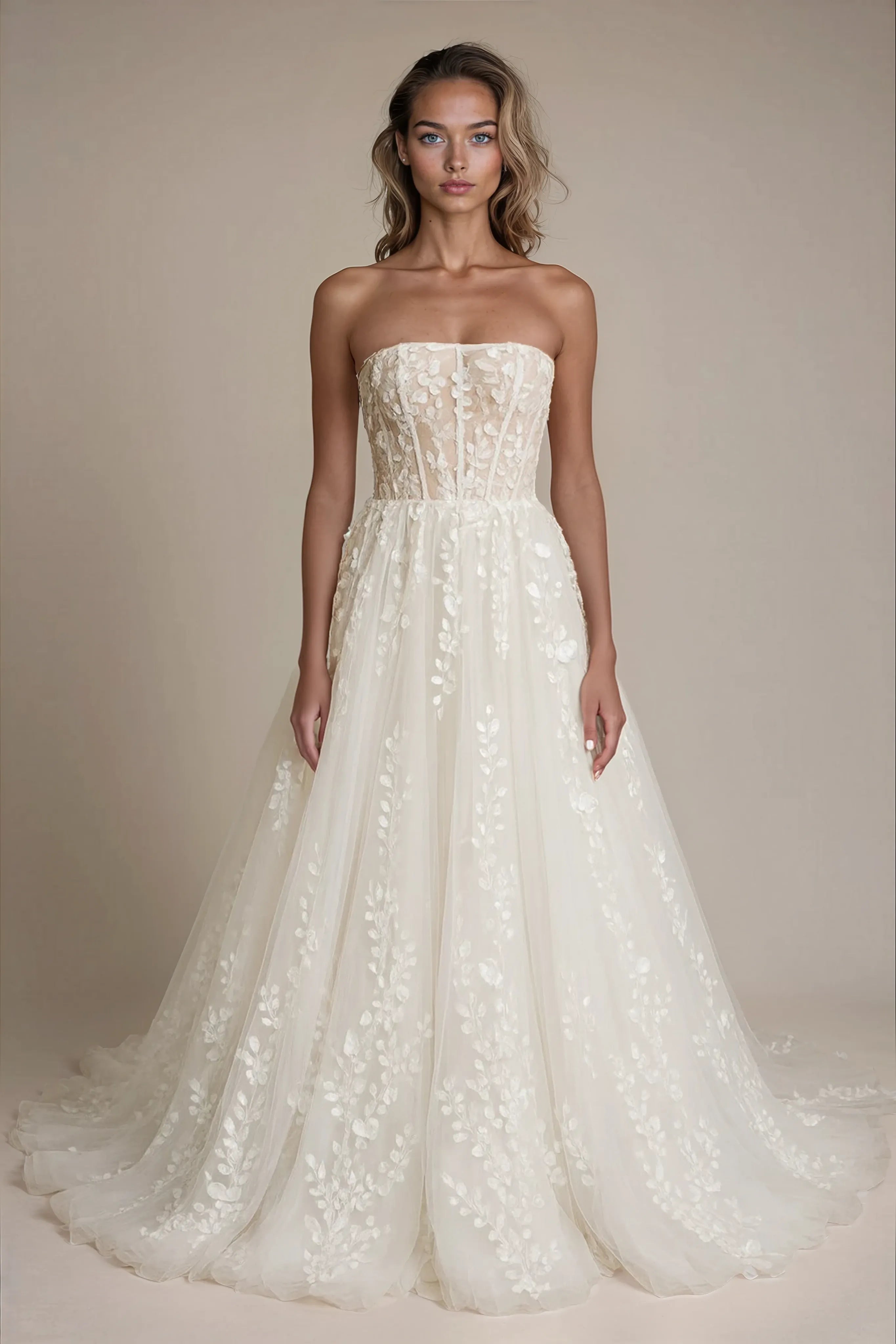 Serene Petal Gown