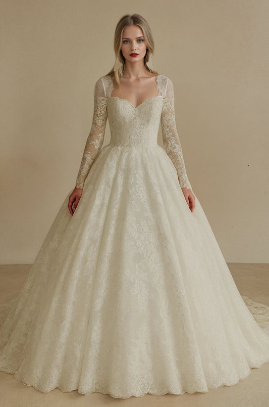 Aurelia Lace Ball Gown