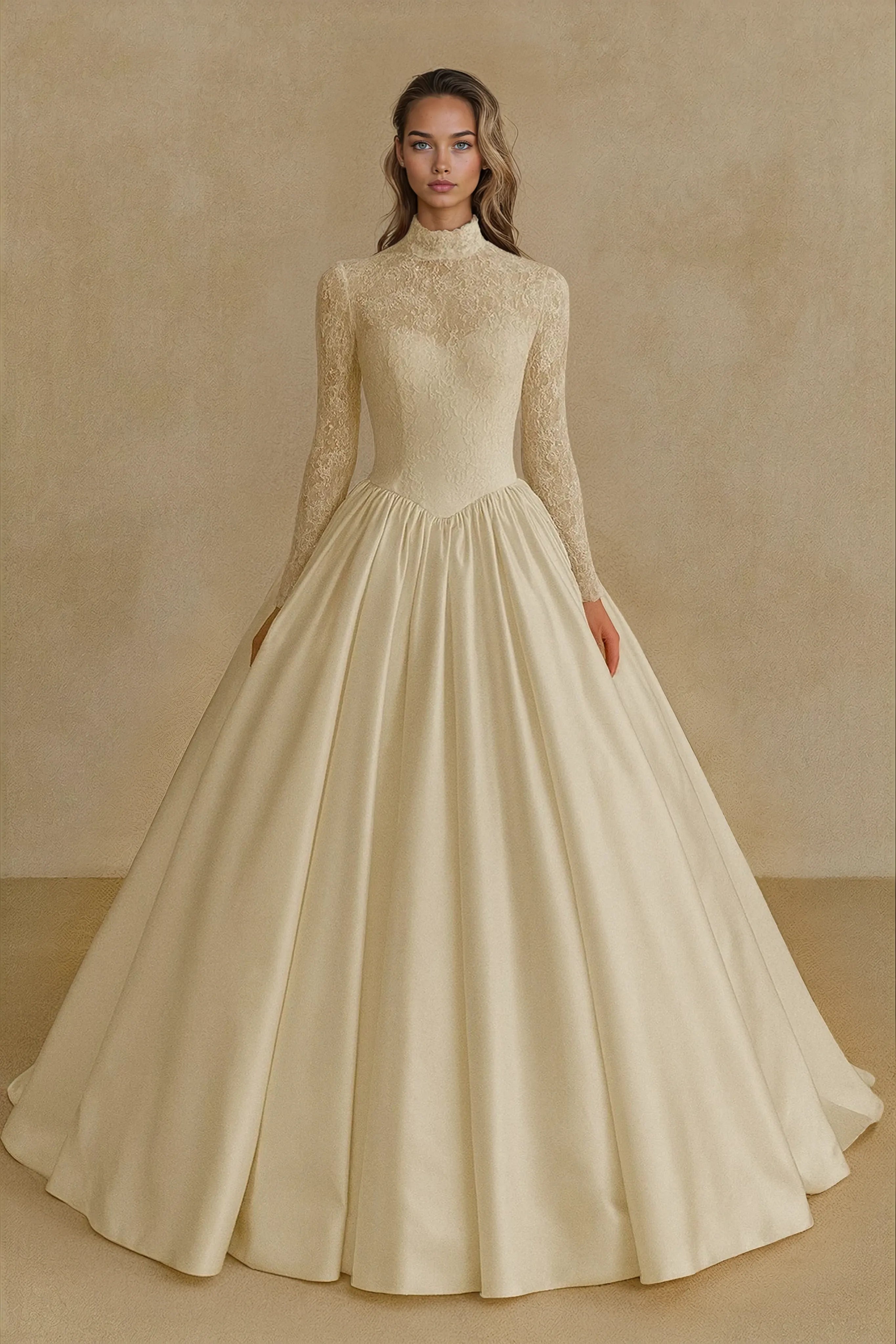 Enchanted Veil A-Line Gown