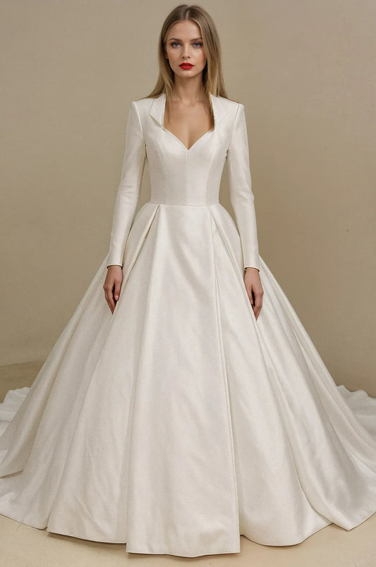 Regal Satin Ball Gown