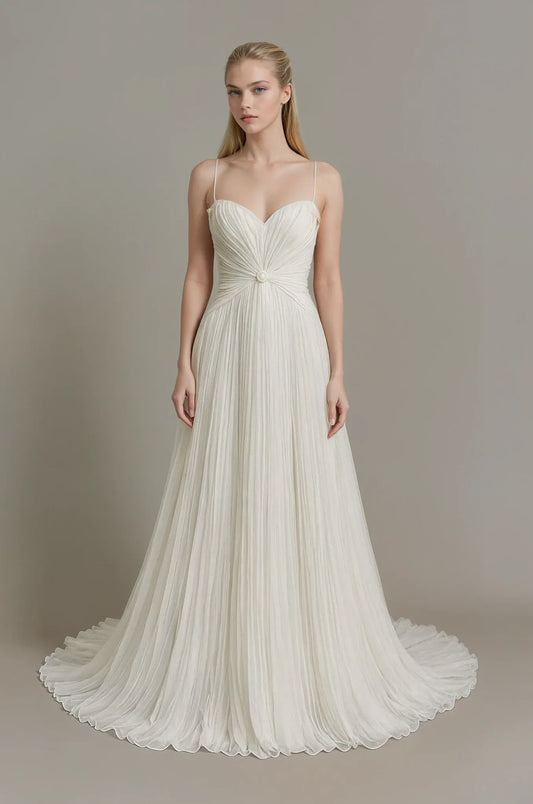 Whispering Lace A-Line Gown