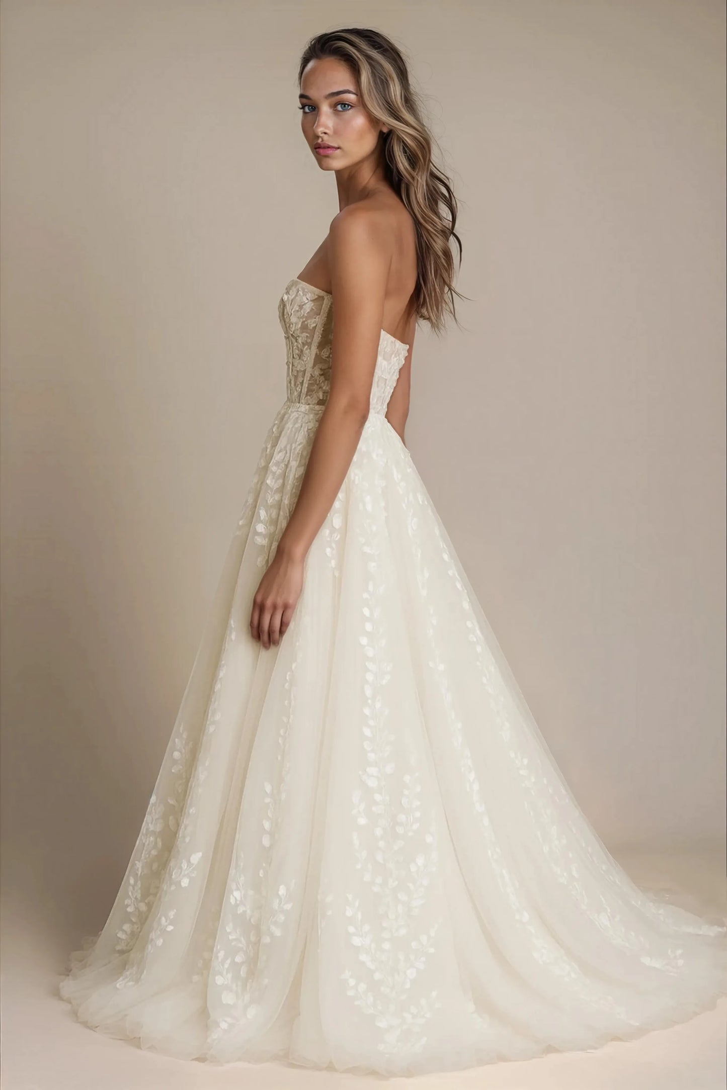 Serene Petal Gown