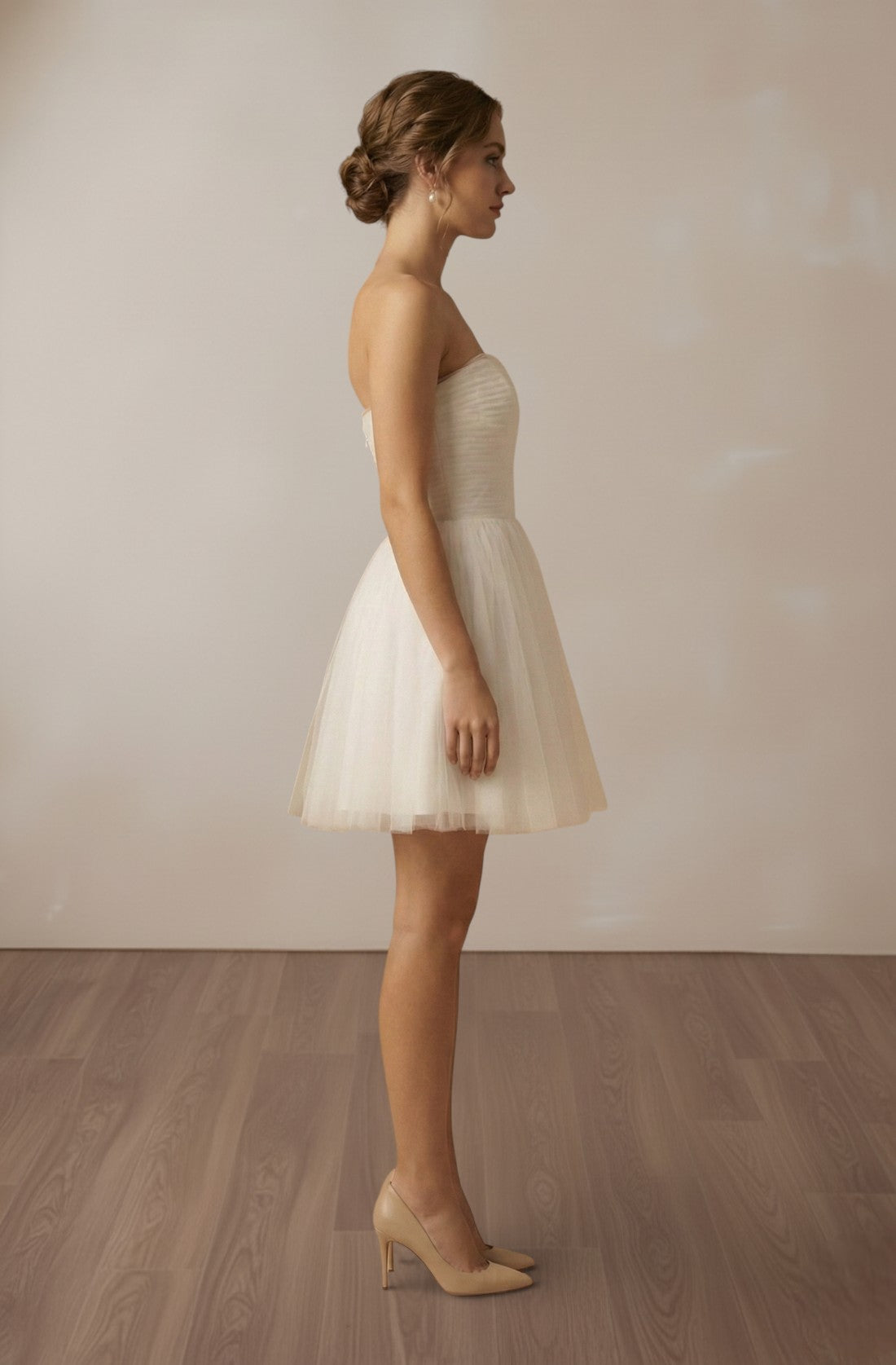 Celestine Illusion Tulle Gown