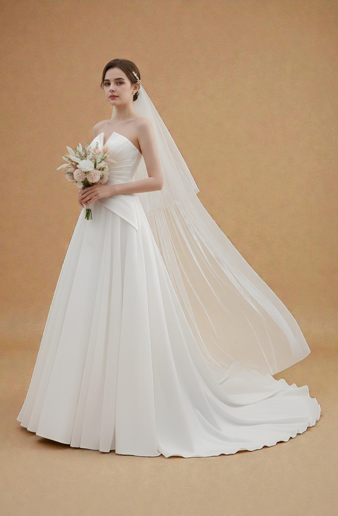 Amelina Off-Shoulder Lace Gown