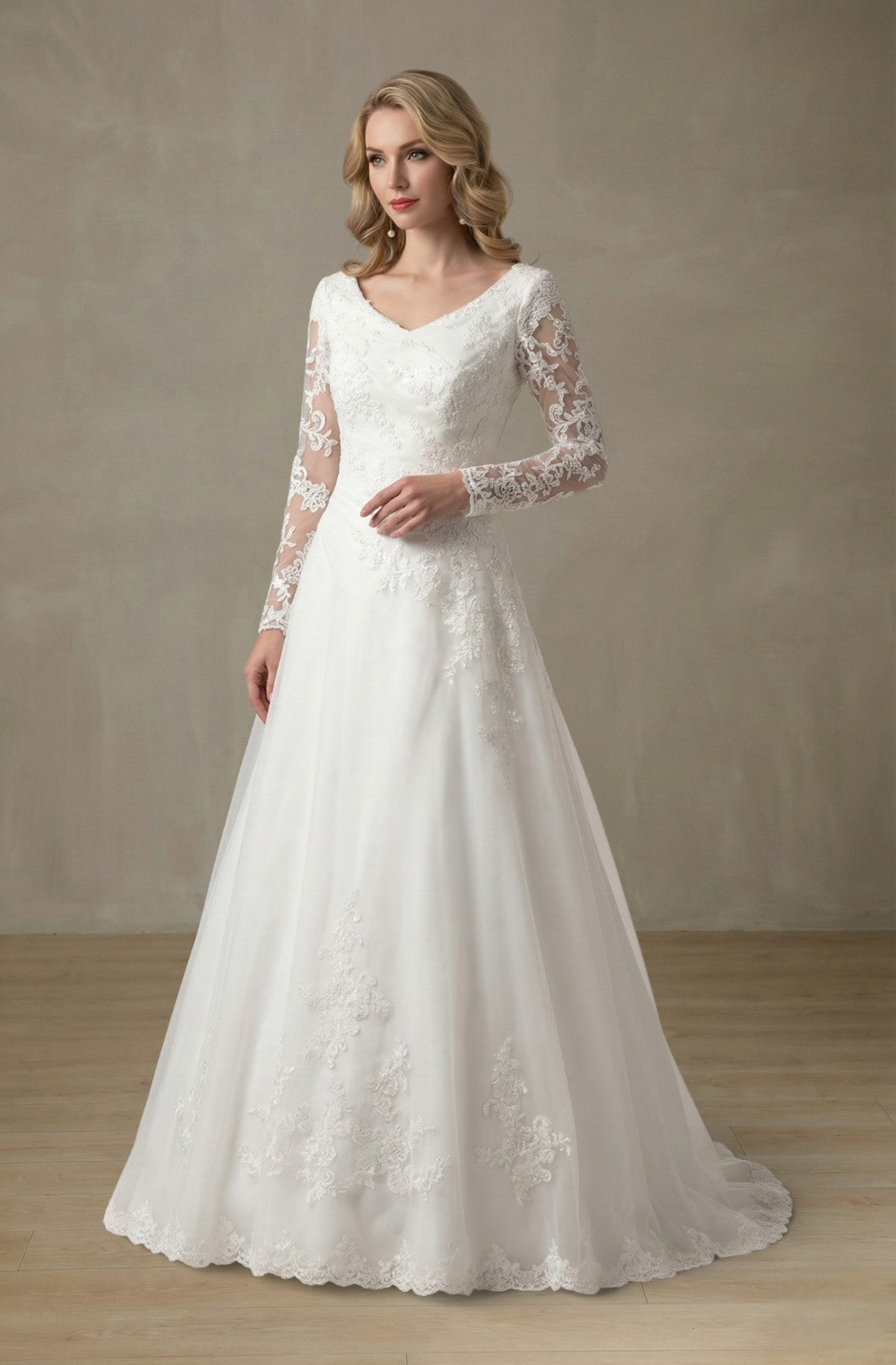 Maelis Woolen Ball Gown