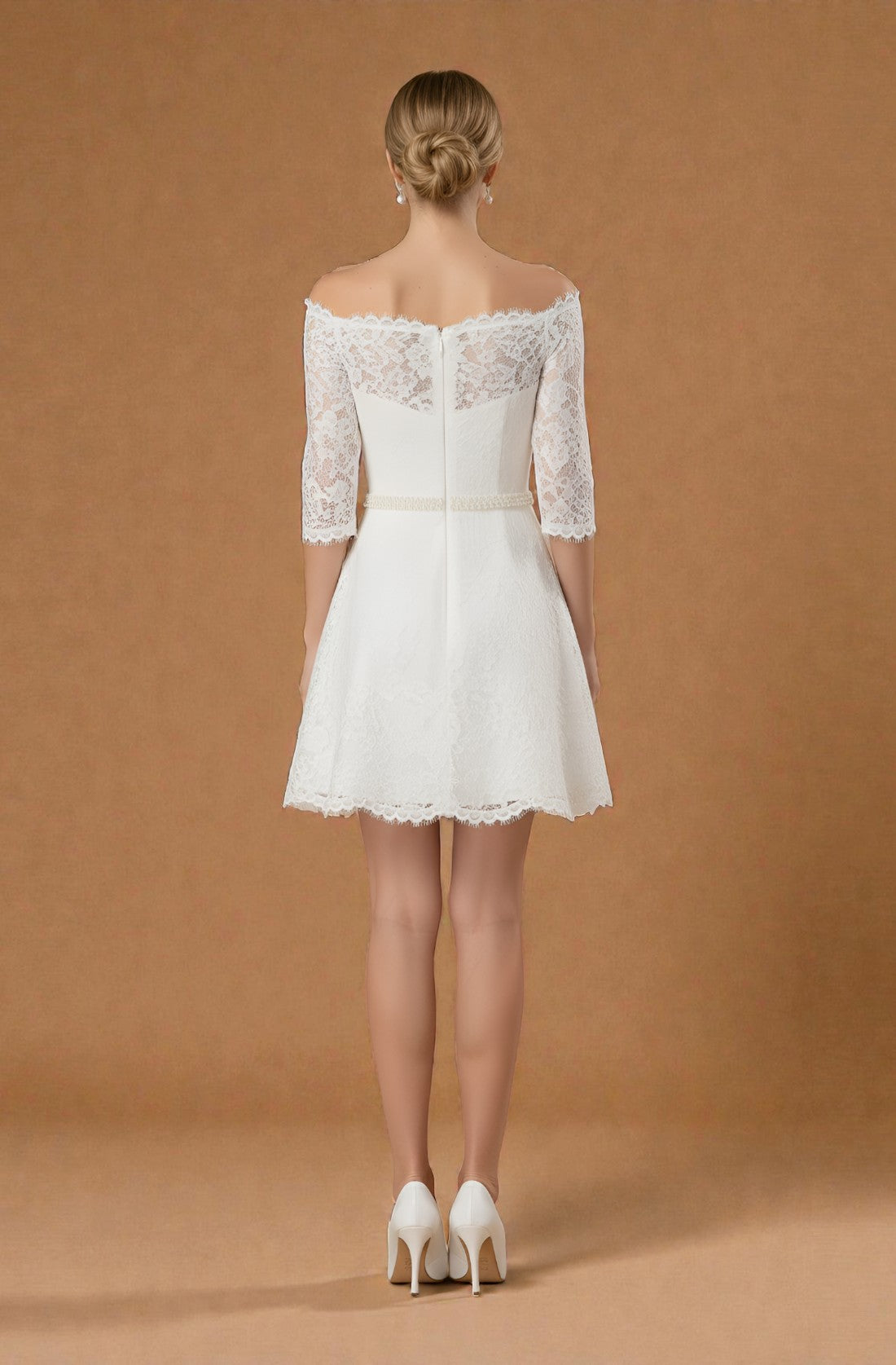Miravelle Sweetheart Lace Gown