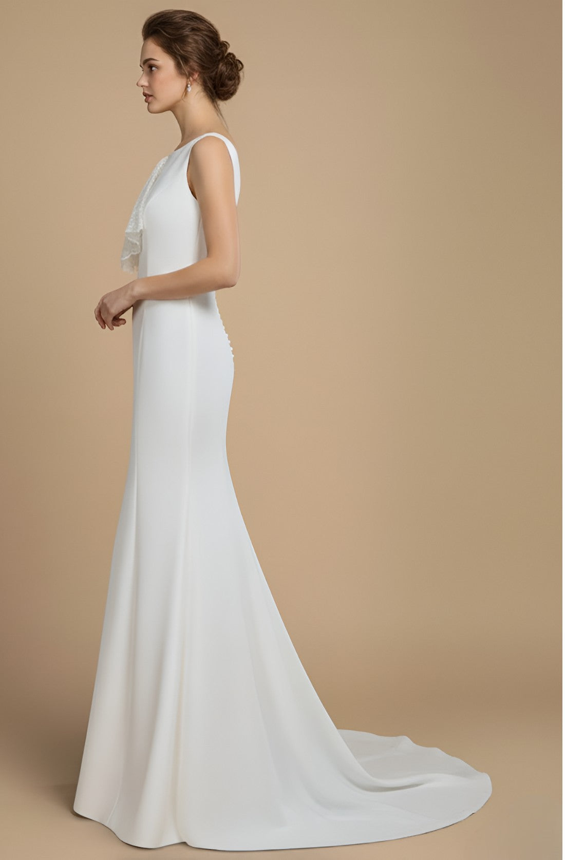 Mermaid Tulle Wedding Dress