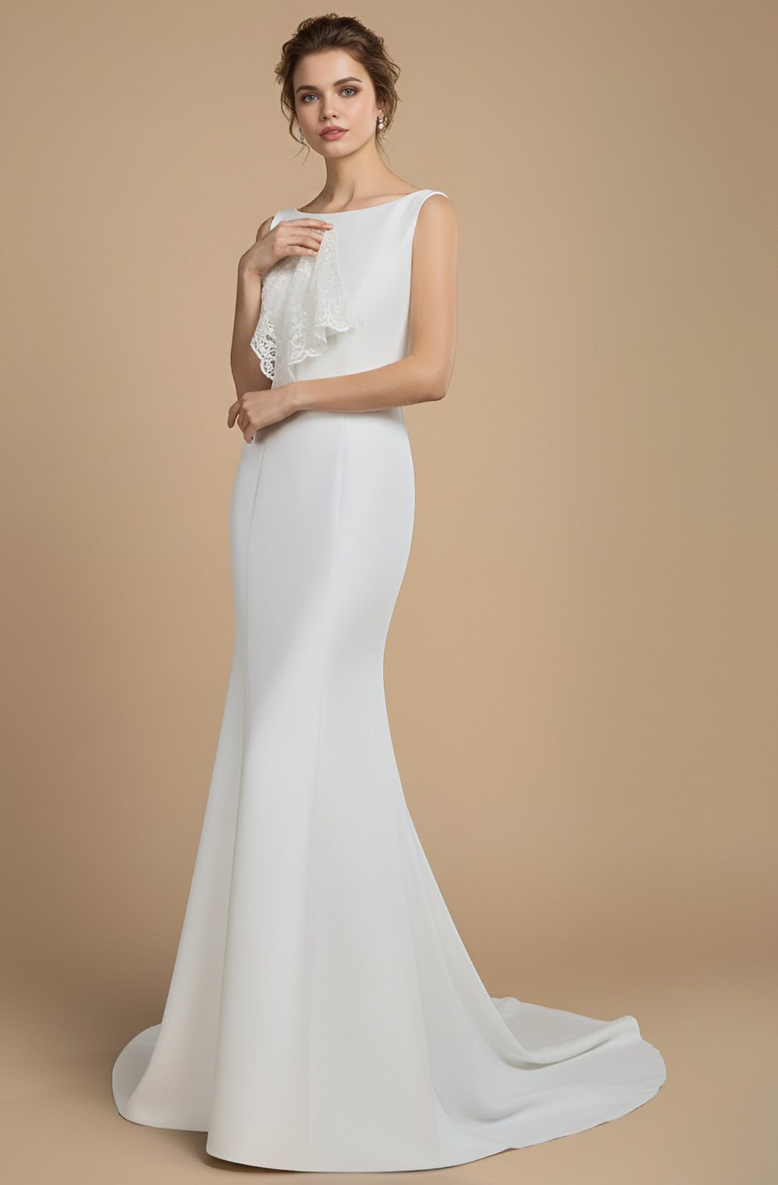 Mermaid Tulle Wedding Dress