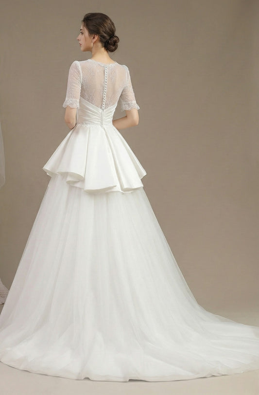 Aurelia Cathedral Tulle Gown