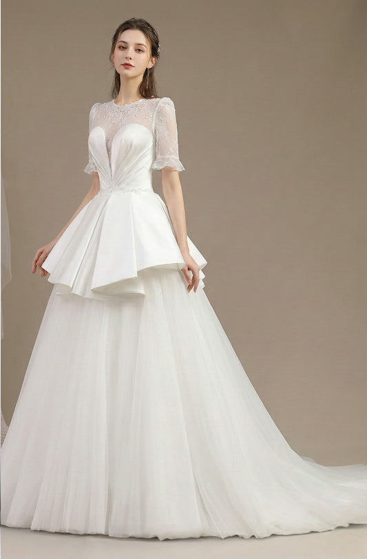 Aurelia Cathedral Tulle Gown