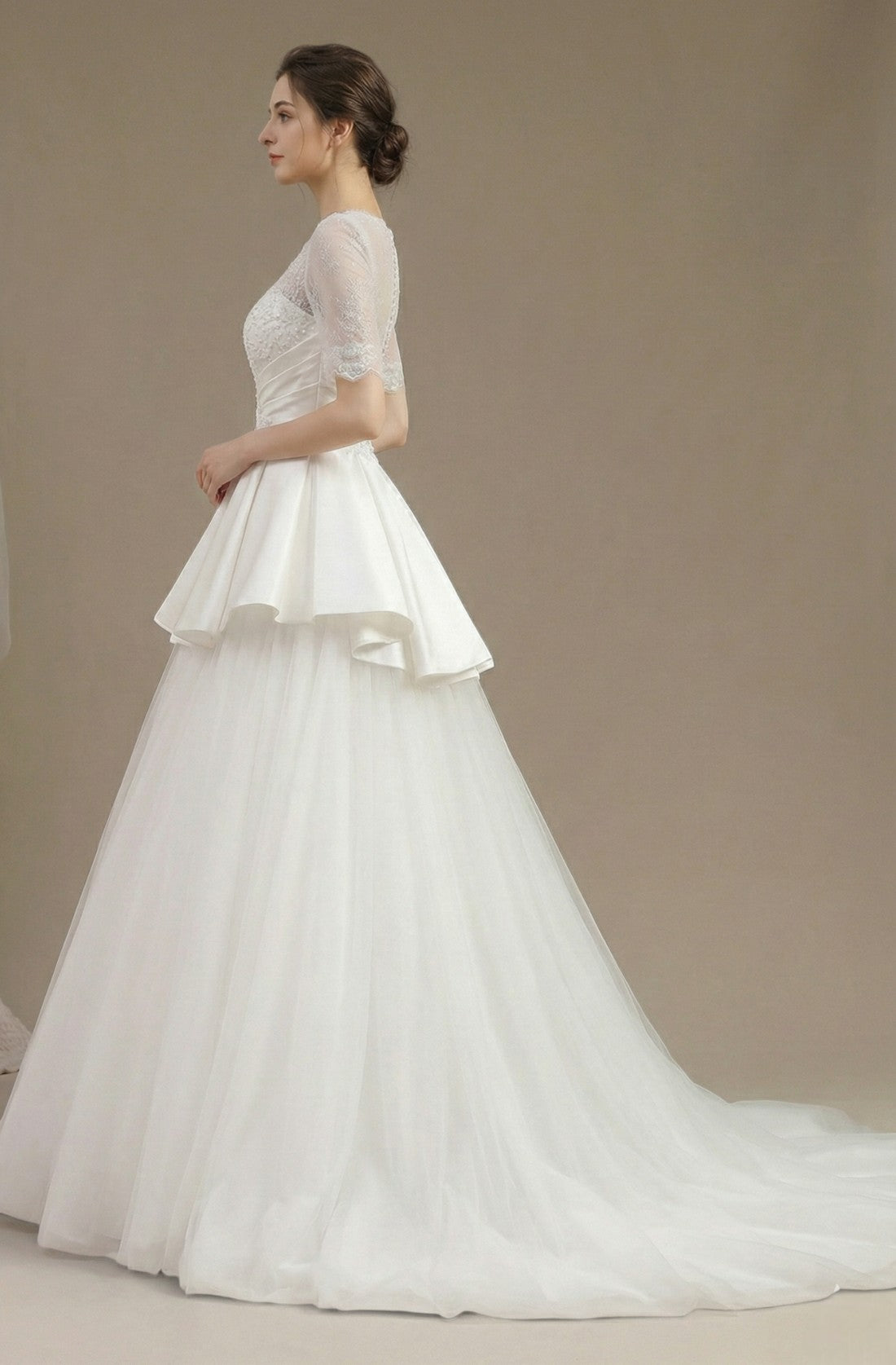 Aurelia Cathedral Tulle Gown