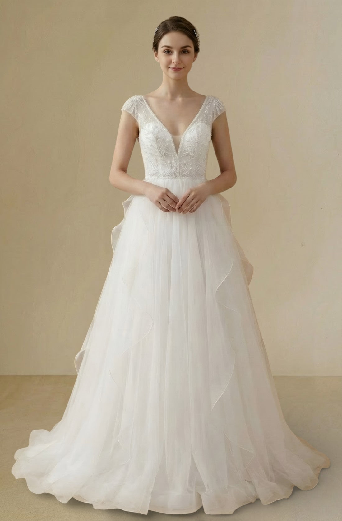 Elaria Lace Ball Gown