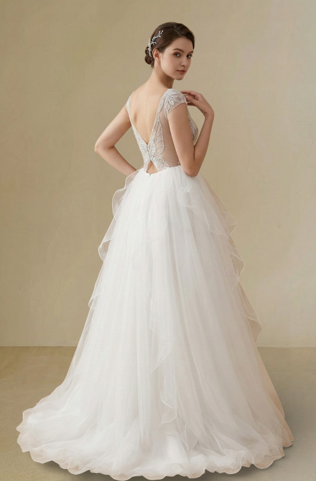Elaria Lace Ball Gown