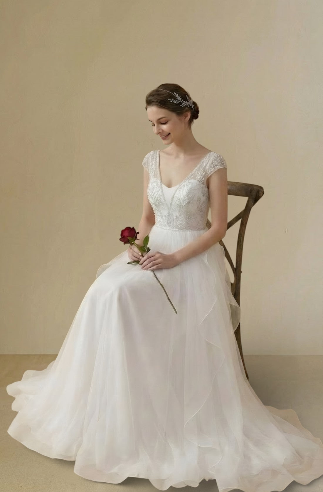 Elaria Lace Ball Gown